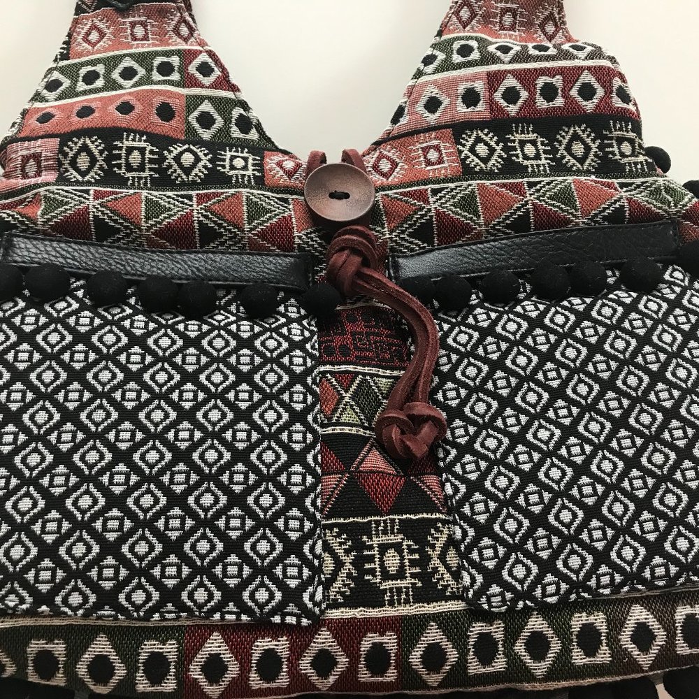 Bandana by American Handbag Tote West Tulum Scoop COGNAC